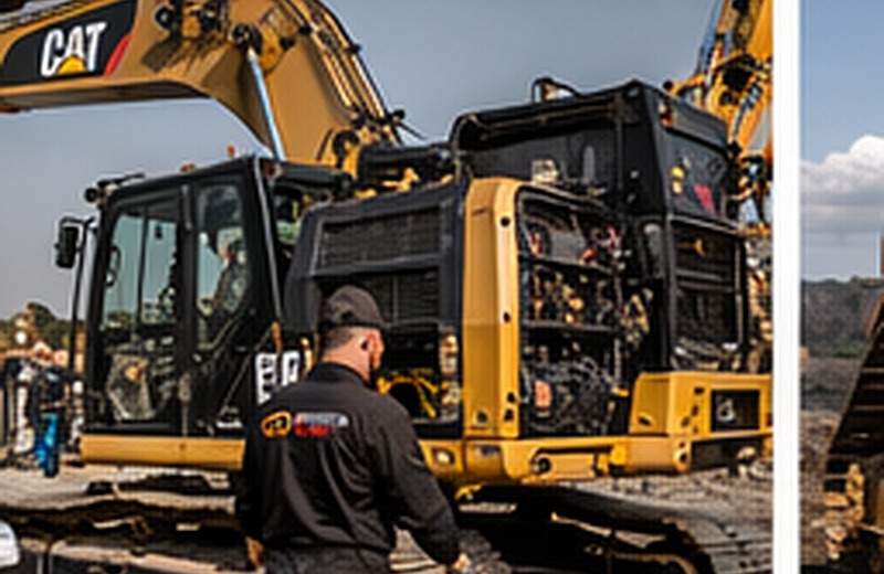 Intervenție la excavator CAT