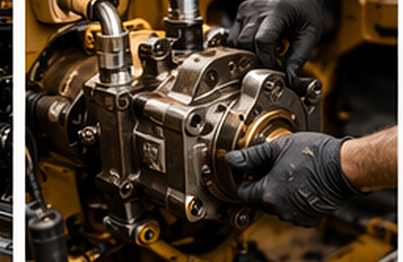 Reparație pompă hidraulică Caterpillar